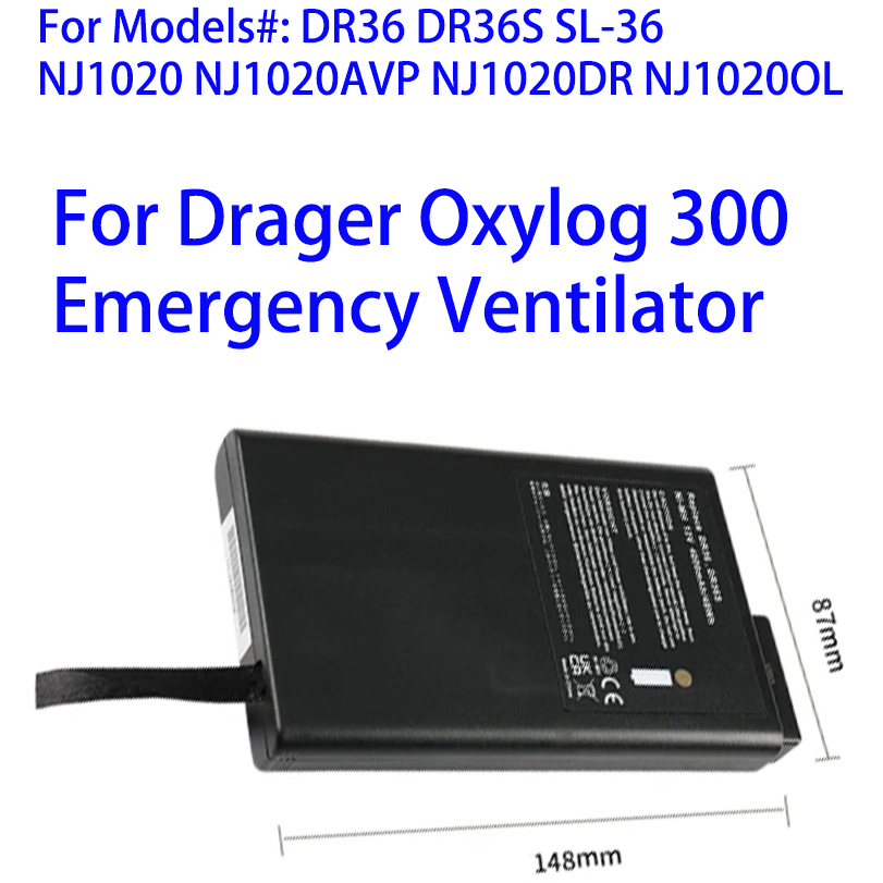 Pour ventilateur d'urgence Drager Oxylog 300