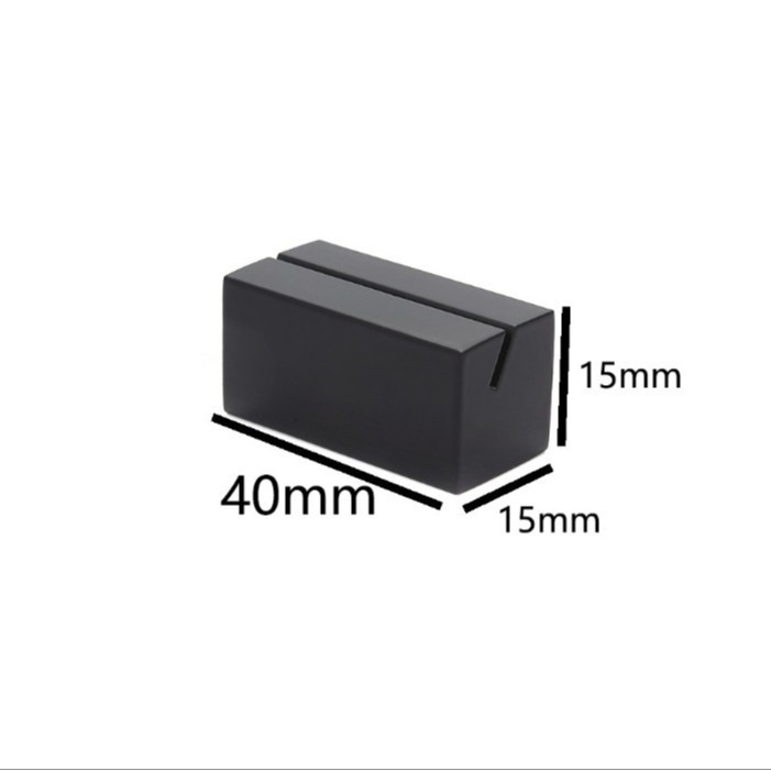 40*15*15mm, 2mm black diagonal groove