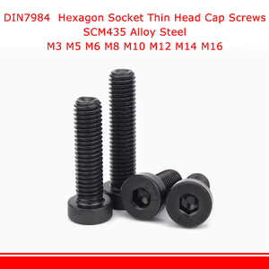 M3 M5 M6 M8 M10 M12 M14 M16 <span class=keywords><strong>SCM435</strong></span> liga de aço Allen sextavado sextavado soquete fino baixo perfil curto <span class=keywords><strong>Cap</strong></span> cabeça parafuso