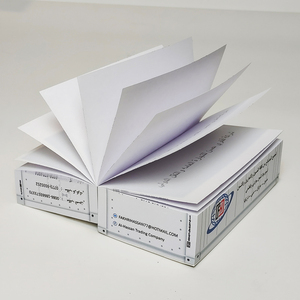 Bloc de notas de cubo de papel impreso personalizado de promoción, Cubo de notas de bloque de papel en forma de contenedor logístico - Product Image 3