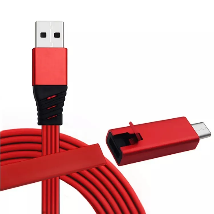 Accesorios y piezas de carga rápida, Cable USB regenerativo ajustable para iPhone tipo-c Android
