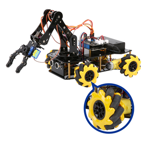 ACEBOTT Omni direktion ale Räder STEM Robotics Learning Programming Control Projekte für Arduino 4DOF Robot Arm Car Kit