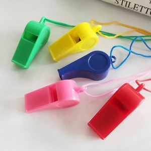 メーカー直送スポーツ用品ホイッスルカラープラスチックスプリングハンドリングホイッスル付き - Product Image 4