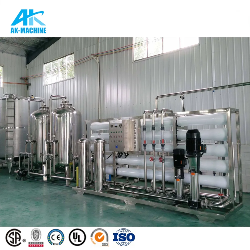 Comercial 500L/1000L RO Filtro Media System Água Potável Purificação Membrana Água Mineral Planta Água Tratamento Máquinas