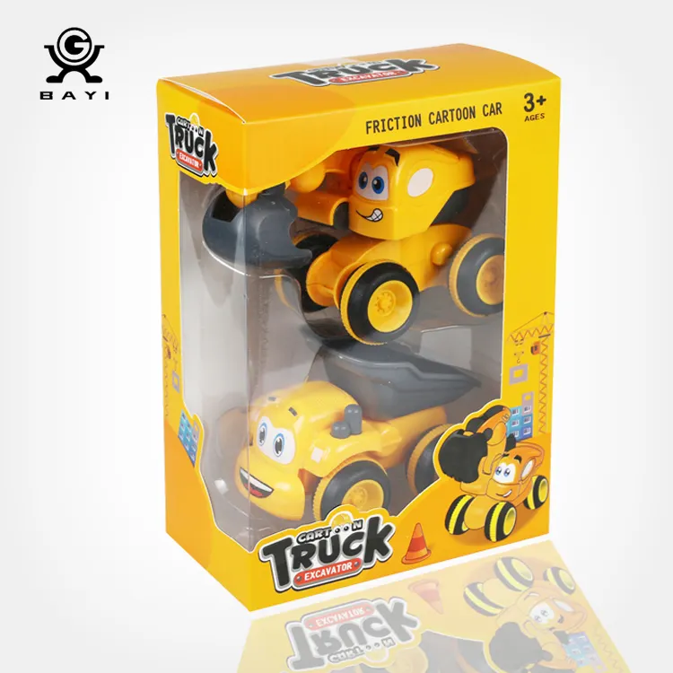 Brinquedos de veículo para engenharia, venda imperdível, brinquedos de fricção, desenhos animados, carro, divertido, carro, brinquedos para crianças