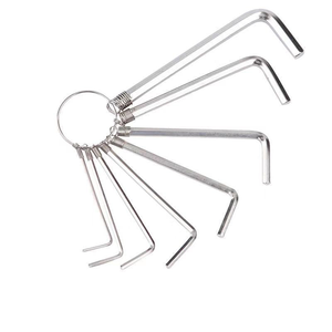 DIY ve mekaniği için profesyonel araçlar ağır 8 adet metrik Allen anahtarı Set (1.5/2.0/2.5/3.0/3.5/4.0/5.0/6.0mm) - Product Image 2