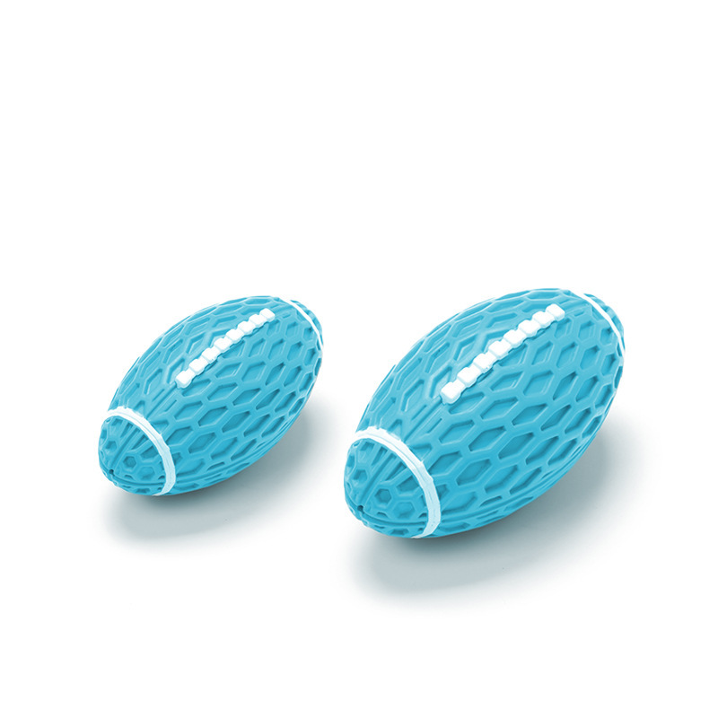Footprint rugby ball (blue)
