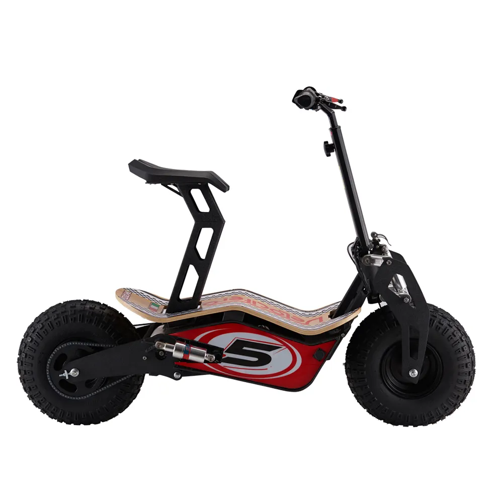 Velocifero buen diseño 1600W e scooters Venta caliente todoterreno Scooter Eléctrico scooter plegable juguete grande para adultos 2 ruedas MAD EEC