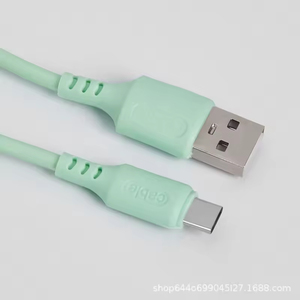 厂家直接批发马卡龙彩色电源数据线<span class=keywords><strong>Usb</strong></span>设备充电电缆