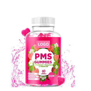 プライベートラベル女性用PMSリリーフビーガン代謝薄暗いガムホルモンサポートサプリメントPMSリリーフビタミン