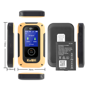 Unlocked <strong>3G</strong>/4G SIM Card ESIM Portable 4G <strong>Wifi</strong> Router CAT6 Mobile with 300mbps Max. <strong>LAN</strong> Data Rate 2.4G Firewall Support - Product Image 6