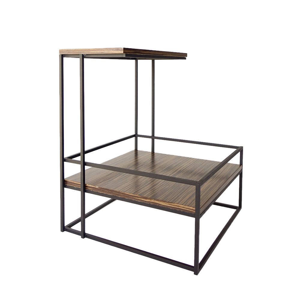 "Frame in Black or Option Shelf in Brown or Option"