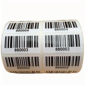 Оптовая продажа, настраиваемый самоклеящийся QR-код, этикетка со штрих-кодом, наклейка с переменным серийным номером, печать, глянцевая переменная qr-код - Product Image 1