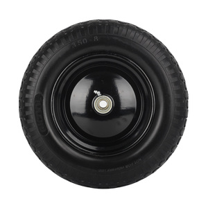 Pu1413 14.5 "3.50-8 xe cút kít PU bọt phẳng-Miễn phí rắn lốp và bánh xe với 5/8" Trục lỗ khoan - Product Image 2