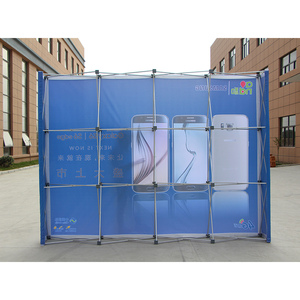 贸易展览弹出式背景弹出式展示台拉伸张力织物展示架 - Product Image 5