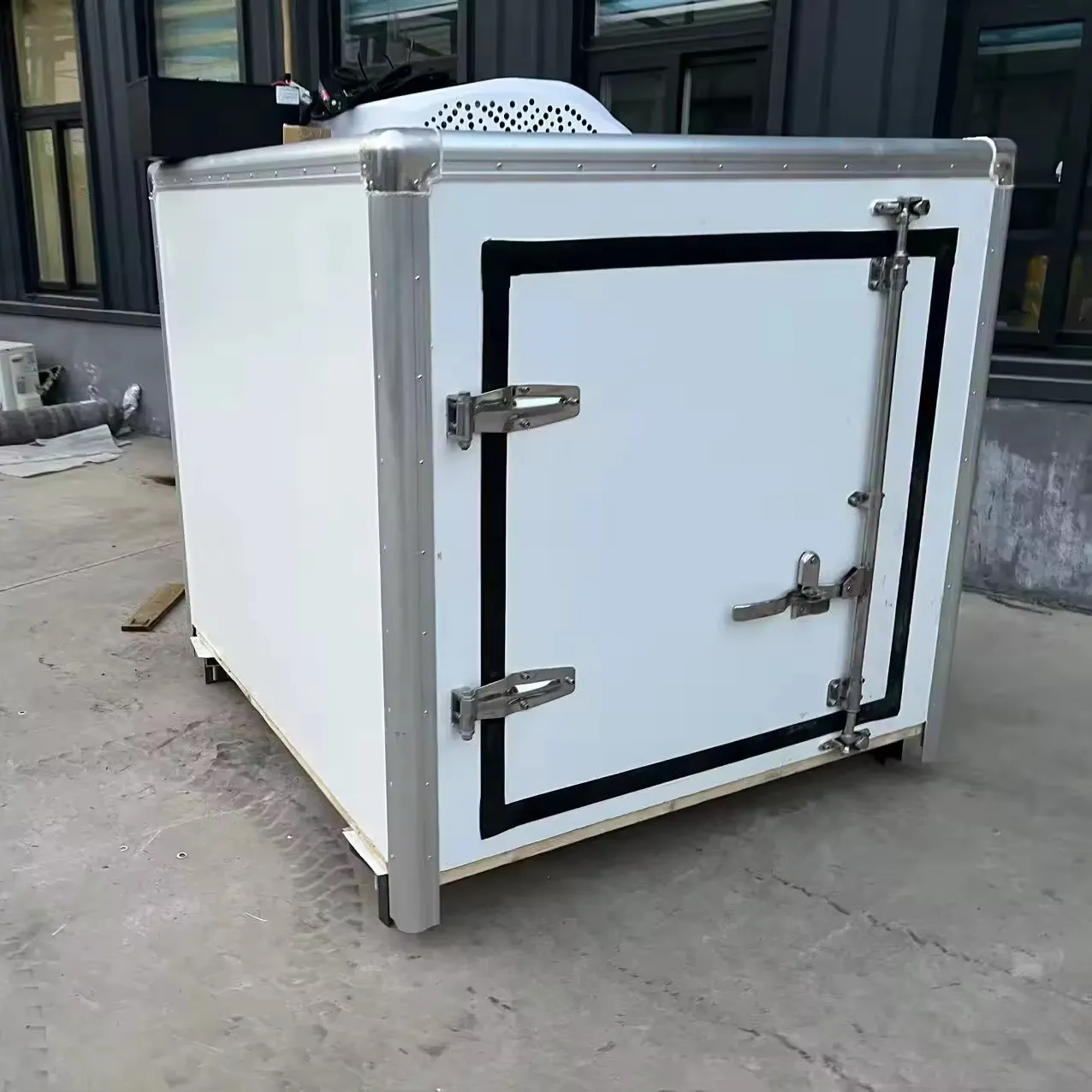 Caixa refrigerada personalizada para triciclo barato, recipiente refrigerado, caixa de armazenamento, refrigerador