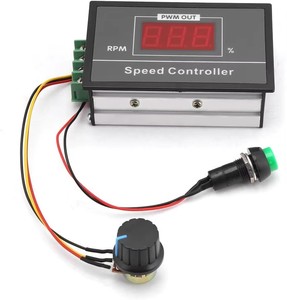 30A DC 6V 12V 24V 48V PWM regolatore di velocità del motore LED Display digitale 0 ~ 100% regolatore di tensione regolabile W/potenziometro interruttore - Product Image 4