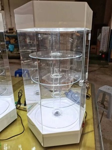 4 חזק סיבוב תצוגה תצוגה ארון תצוגה תצוגה ארון עם הוביל אור LED ארון משקפי שמש תצוגה - Product Image 4