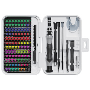 Juego de combinación de destornilladores de precisión 132 en 1, caja de almacenamiento de herramientas para reparación y desmontaje de teléfonos móviles - Product Image 1