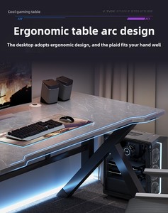 <strong>Customized</strong> Modern Simple E-Sports Table MDF <strong>Computer</strong> <strong>Desk</strong> for Foreign Trade for Villa Office Bedroom Workbench Elegant Panel - Product Image 4
