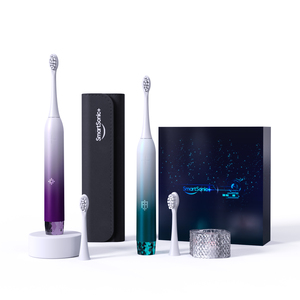 Pressure <strong>Sensor</strong> Turn on Sonic Electric Toothbrush with Led <strong>Display</strong> Touch <strong>Control</strong> IPX8 Waterproof - Product Image 6