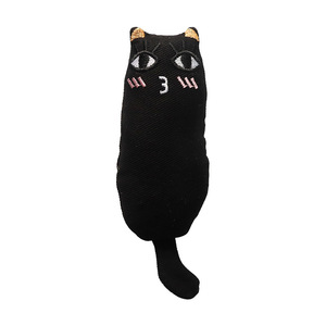 Gatito relleno de hierba gatera interactiva al por mayor, juguete para masticar gato de peluche, juguete suave para mascotas, juguetes de hierba gatera para gatos de interior - Product Image 3