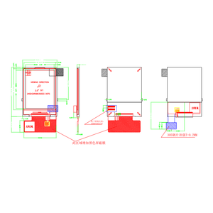 Piccolo tft lcd 240*320 risoluzione ST7789V IC schermo 2 pollici interfaccia SPI MCU modulo Display LCD con pannello a sfioramento - Product Image 1