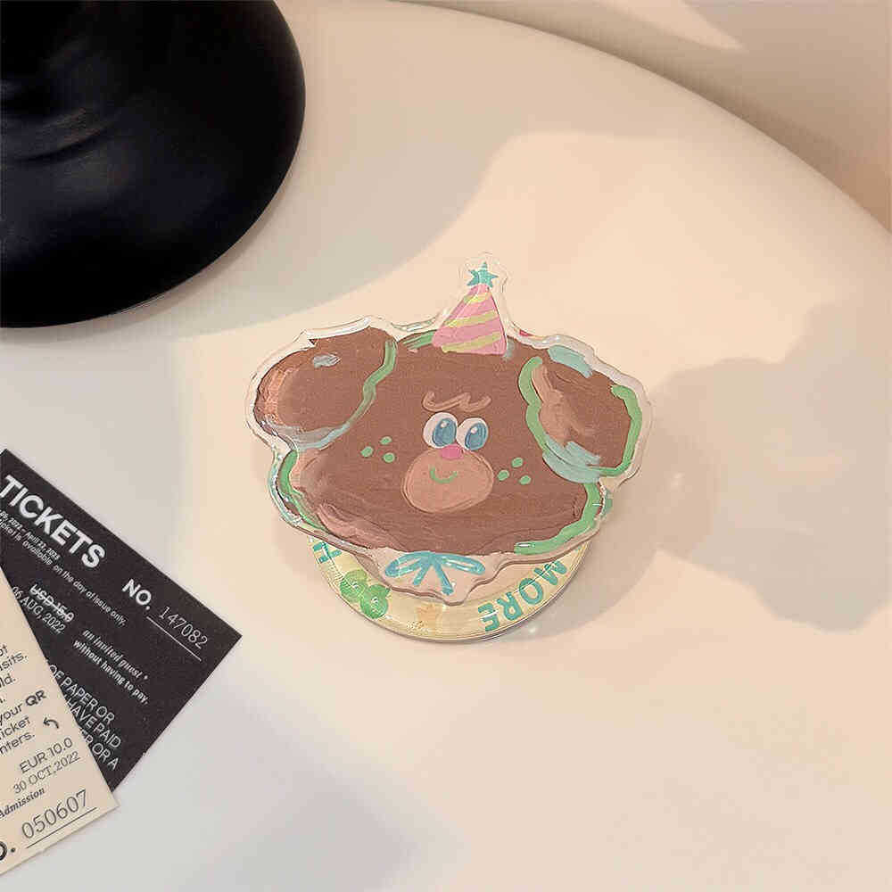 Surprise brown dog