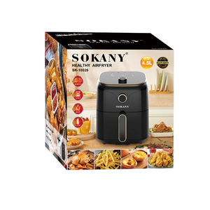 Automatic 4.5L 1400W Nonstick Healthy Oil Free Cooking Air Fryer with <strong>Timer</strong> <strong>and</strong> <strong>Temperature</strong> <strong>Control</strong> - Product Image 5