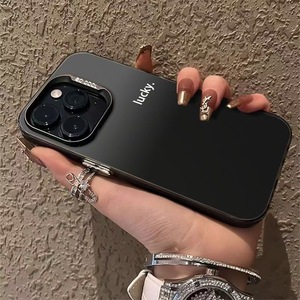 Trendy şanslı desen Pc telefon kılıfı iPhone için kılıf 16/15 Pro/14/13/12 Xr degrade tasarım ve prim bak darbeye geri telefon kapağı - Product Image 5