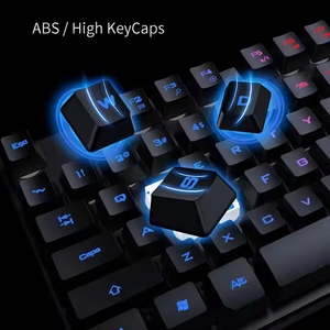 Combo de teclado profesional personalizado 3 en 1 para juegos Marco Mouse, retroiluminación LED con accesorios de conexión por cable, incluye auriculares - Product Image 3