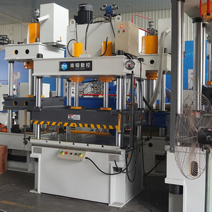 Emniyet ızgarası ile Metal şekillendirme için 63 ton çift silindirli entegre dört sütunlu hidrolik basınç makinesi - Product Image 4