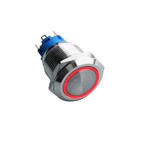 Hot Sales Quality 19mm Metal Led <strong>Push</strong> <strong>Button</strong> <strong>Switch</strong> Waterproof Self-recovery/self-<strong>locking</strong> <strong>Switch</strong> With Light Factory Outlet - Product Image 1