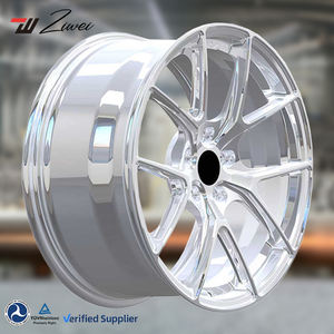 ZW Forged <span class=keywords><strong>Chrome</strong></span> Silver 5 X112 5 X120 Konkave Rennwagen räder für BMW M2 M3 E39 E46 E92 M4 M5 E34 18 19 20 21 22 23 Zoll Felgen - Product Image 1