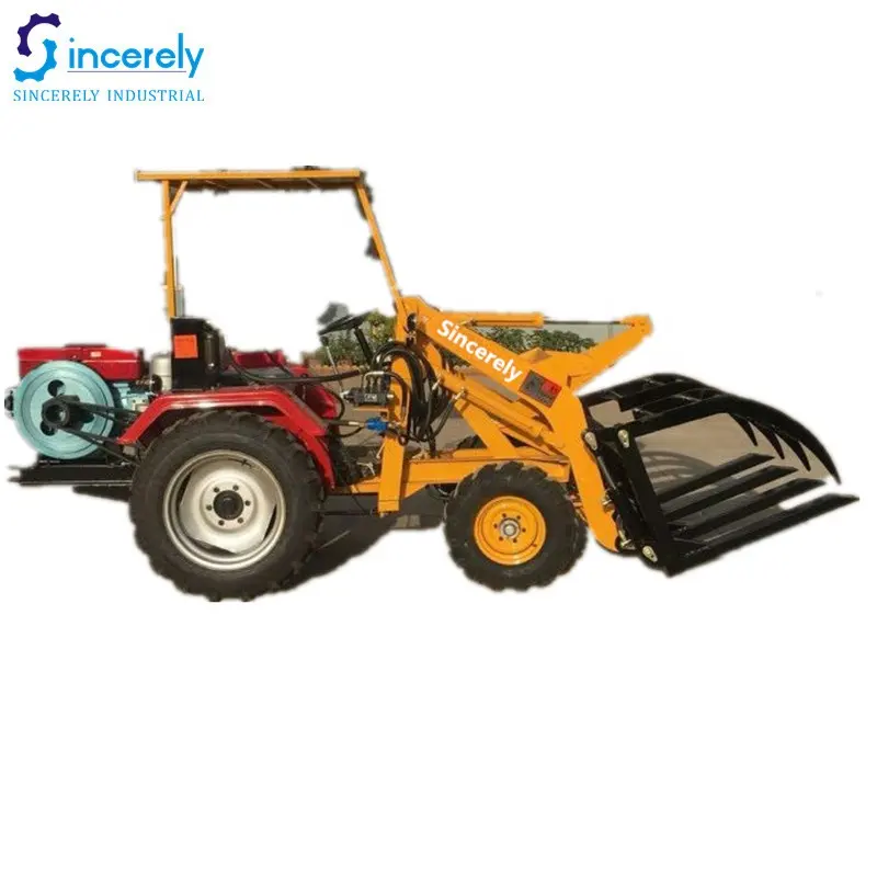 Trung Quốc Nhà Máy đa chức năng agricolas 120hp 4WD trang trại máy kéo nhỏ gọn nông nghiệp Máy kéo với phía trước tải xô