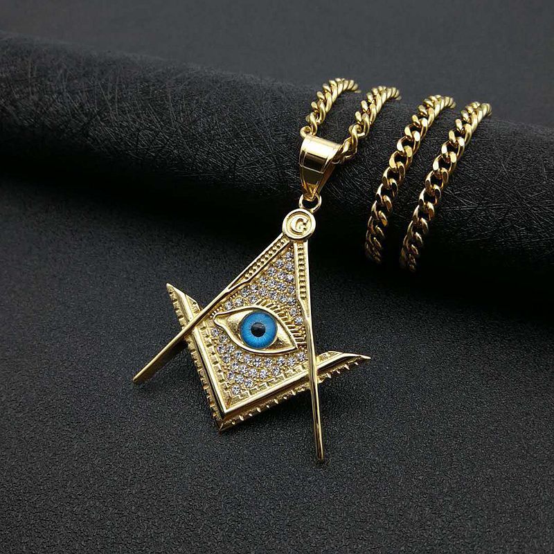 Gold single pendant