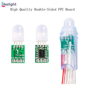 DC12V 50pcs/<strong>string</strong> Waterproof Full Color GS8208 12mm IP68 Bullet LED PIXEL Light for Christmas Decoration LED <strong>String</strong> Light - Product Image 2