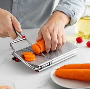 Çok amaçlı kesme aletleri manuel zahmetsiz dilimleme tereyağı kesici makinesi Ham sosis kesici paslanmaz çelik peynir dilimleme - Product Image 5