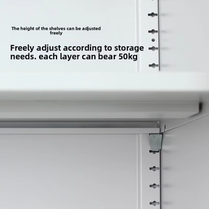 आधुनिक डिजाइन भूरे रंग फ़ाइल कैबिनेट 4 और 6 दराज के साथ रसोई स्कूल कार्यशाला जिम सुपरमार्केट उपयोग के लिए - Product Image 3