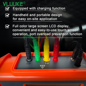 VLUUKE VKZZ10A DC Tester di resistenza dell'avvolgimento velocimetro misuratore di resistenza a corrente continua Tester di isolamento digitale Tester - Product Image 6