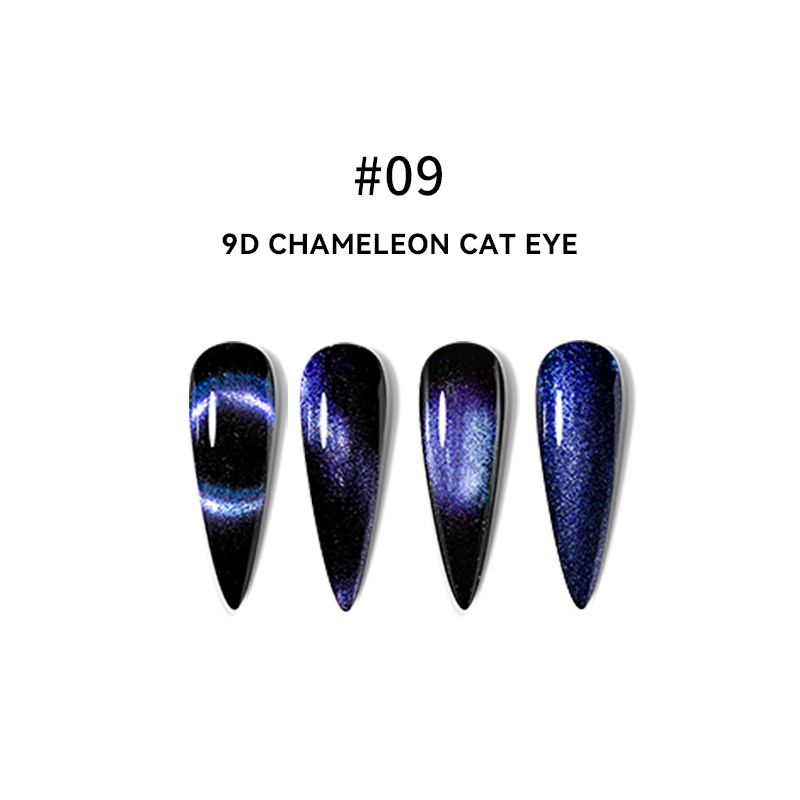 #09 9D chameleon cat eye