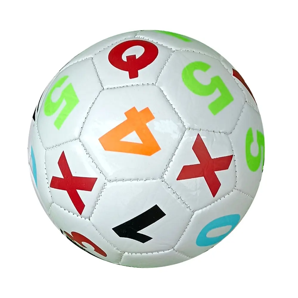 أنماط تصميم رقمية لكرة القدم للأطفال والفرق مقاس 2 سلع رياضية 1.6 ملم من مادة PVC كرة قدم محاكة للتدريب