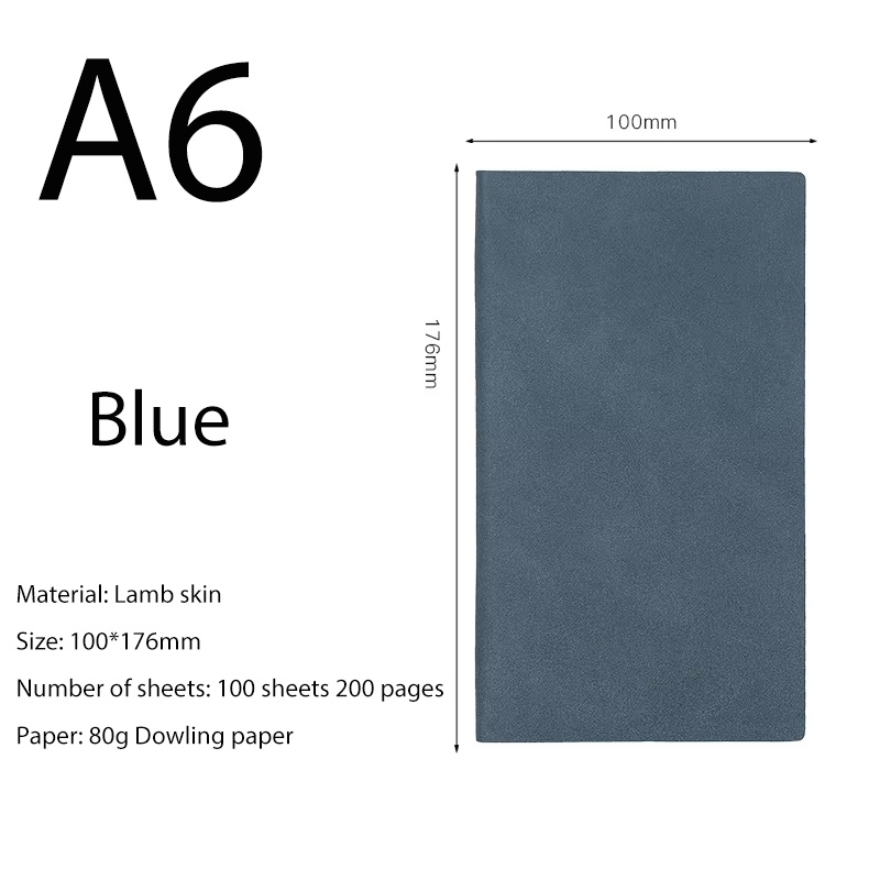 A6 bleu encre