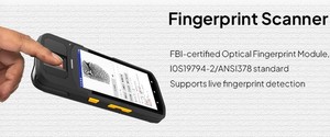 Portable Fingerprint Scanner Biometric Terminals H5 <strong>Device</strong> Pda with Barcode Reader and SIM Cards Slot for Passport Check - Product Image 5