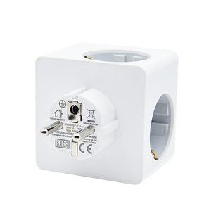 Powercube-Adaptador de 3 vías con 2 puertos USB 3.4A, enchufe múltiple para teléfono inteligente MP3 220, carga de energía - Product Image 2