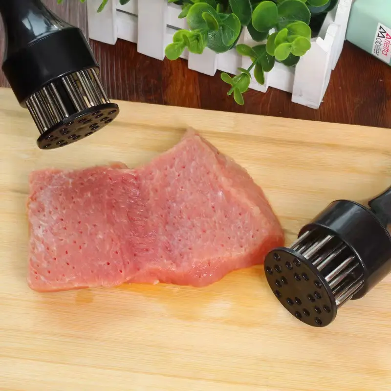 Sıcak satış profesyonel et iğne paslanmaz çelik et yumuşatıcı bıçakları manuel et yumuşatıcı