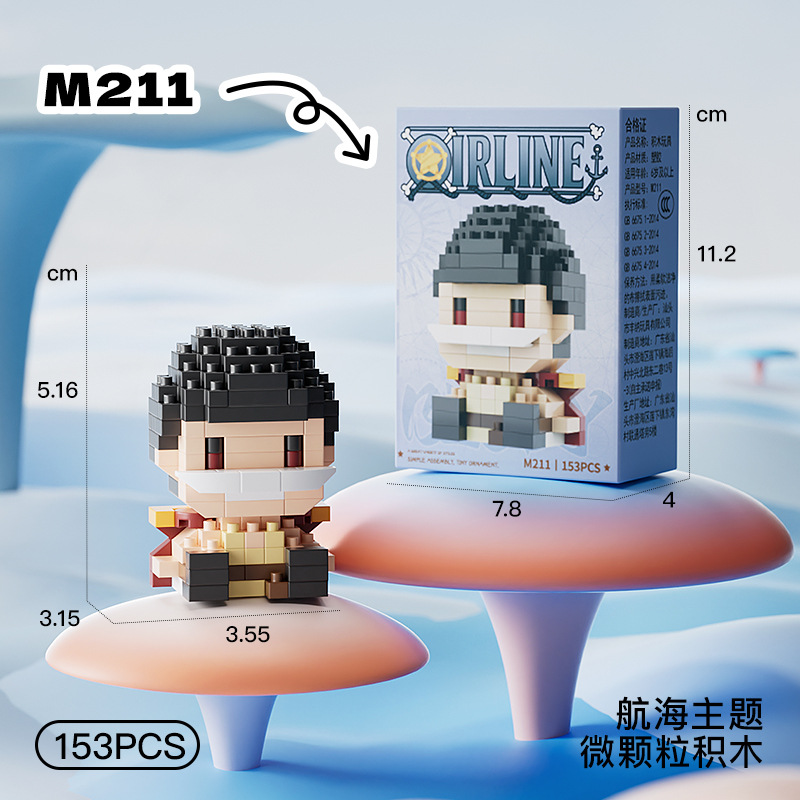 M211 สีขาว hu old dad-153 ชิ้น กล่องสี