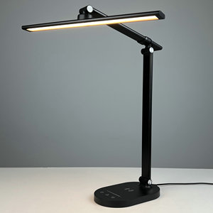Modern Style LED Table Lamp for Reading Room Wireless Charging Study <strong>Light</strong> DC Power Infrared <strong>Sensor</strong> Automatic On/Off <strong>Function</strong> - Product Image 1