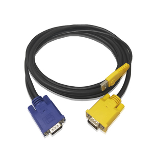 Cable KVM USB 2 en 1 de 6 pies de alta calidad, accesorio especialmente para Control remoto, interruptor KVM combinando conector USB y VGA - Product Image 1