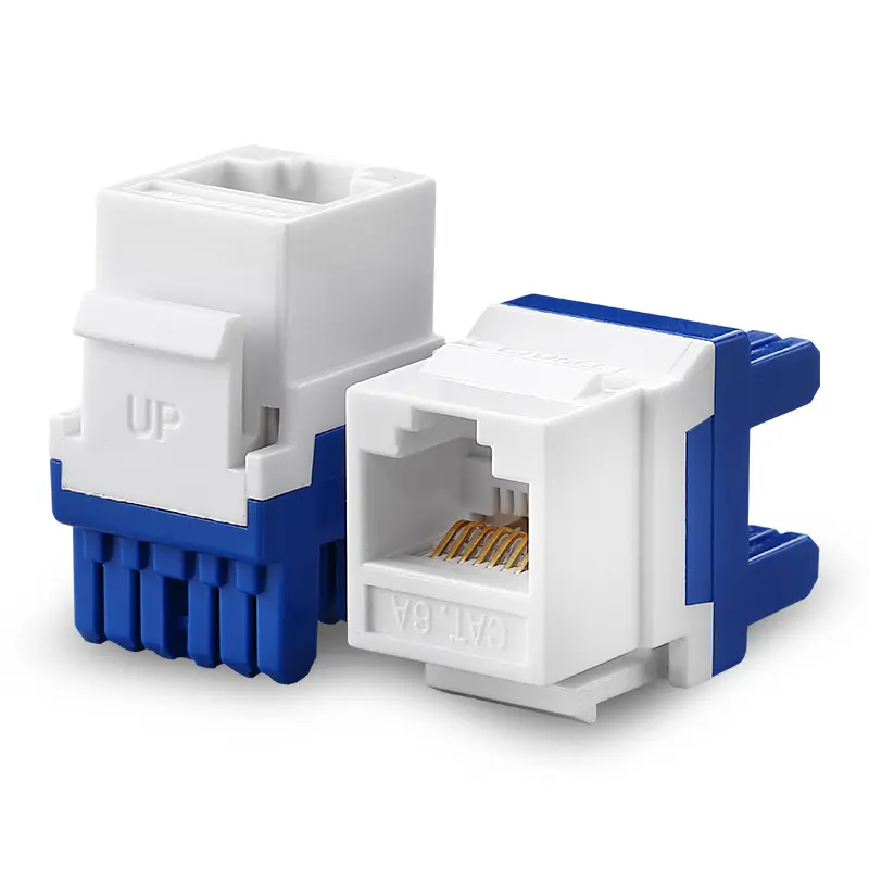 RJ45 vergoldeter Jack 10-Gigabit Netzwerk-Panelmodul cat6a Netzwerkmodul